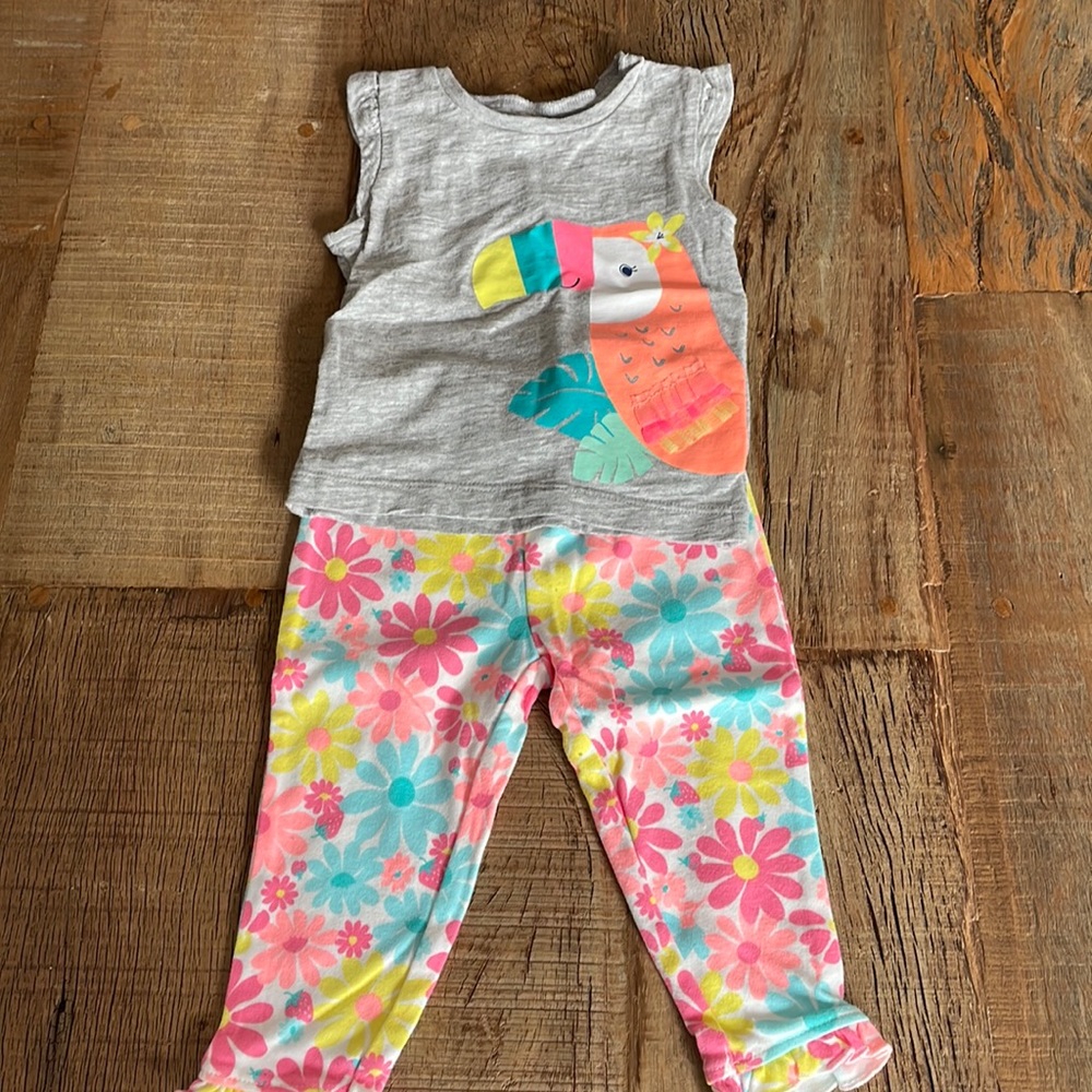 Carter’s summer outfit for baby.